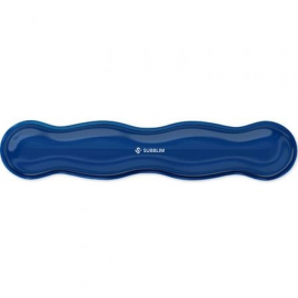 SUBBLIM - ALFOMBRILLA TECLADO CRYSTAL FLEX WRIST REST AZUL OSCURO SUBBLIM - SUBMP-04E080