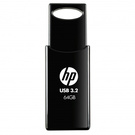 HP - HP 712w unidad flash USB 64 GB USB tipo A 3.2 Gen 1 (3.1 Gen 1) Negro - HPFD712B-A-64