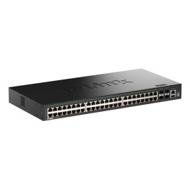 D-LINK - D-Link DGS-1530-52/E switch Gestionado L2 Gigabit Ethernet (10/100/1000) Negro - DGS-1530-52/E
