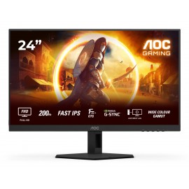 AOC - AOC G4 24G4HRE pantalla para PC 60,5 cm (23.8'') 1920 x 1080 Pixeles Full HD LED Negro, Rojo - 24G4HRE