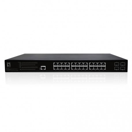 LevelOne GEP 2861 switch gestionado L2 Gigabit Ethernet con PoE
