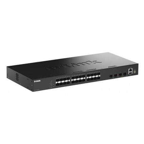 D-LINK - D-Link DGS-1530-28S/E switch Gestionado L2 Negro - DGS-1530-28S/E