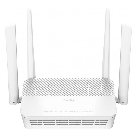 CUDY - Cudy AX3000 router inalámbrico Gigabit Ethernet Doble banda (2,4 GHz / 5 GHz) Blanco - wr3000s