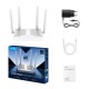CUDY - Cudy WR3000E router inalámbrico Gigabit Ethernet Doble banda (2,4 GHz / 5 GHz) Blanco - wr3000e