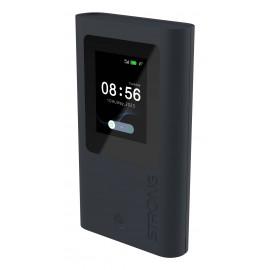 STRONG - Strong 5GMIFIAX1800 router inalámbrico Doble banda (2,4 GHz / 5 GHz) 5G Negro - 5gmifiax1800