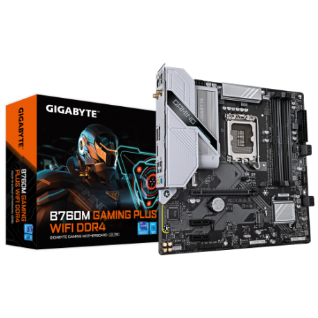Gigabyte B760M Gaming Plus WiFi DDR4 placa base para Intel 14ª generación
