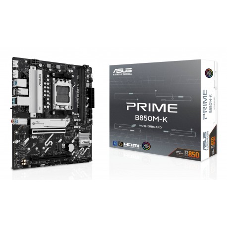 ASUS - ASUS PRIME B850M-K AMD B850 Zócalo AM5 micro ATX - 90MB1LV0-M0EAY0