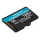 Kingston microSDXC 128GB Canvas Go Plus Gen4 U3 A2 sin adaptador