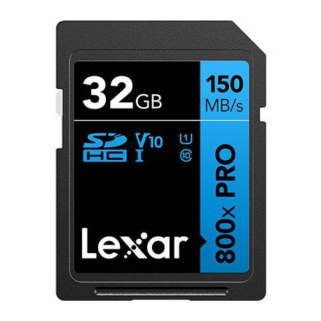 LEXAR - Lexar High-Performance 800xPRO 32 GB SDHC UHS-I Clase 10 - lsd0800p032g-bnnng