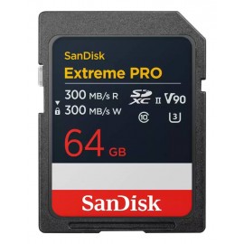 SANDISK - SanDisk Extreme PRO 64 GB SDXC UHS-II Clase 10 - sdsdxdm-064g-gn4in