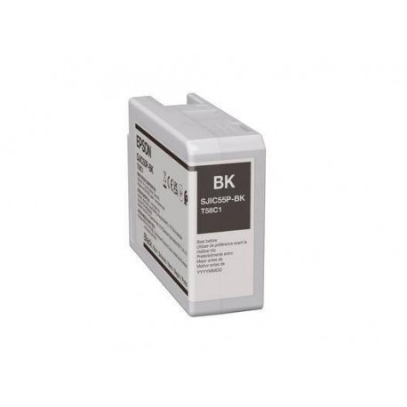 EPSON - Epson SJIC55(BK) cartucho de tinta 1 pieza(s) Original Negro - C13T58C140