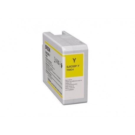EPSON - Epson SJIC55(Y) cartucho de tinta 1 pieza(s) Original Amarillo - C13T58C440