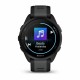 Garmin 0100286330 Forerunner 165 Music reloj deportivo AMOLED pantalla táctil negro