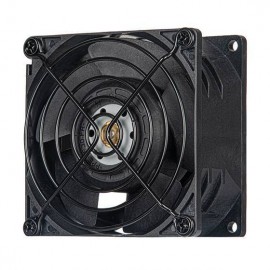 SILVERSTONE - Silverstone FHS 80X Carcasa del ordenador Ventilador 8 cm Negro 1 pieza(s) - SST-FHS80X