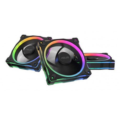 ASUS - ASUS Prime MR120 Fan ARGB Reverse Black 3in1 Carcasa del ordenador Ventilador 12 cm Negro 3 pieza(s) - 90DA00L0-B09020