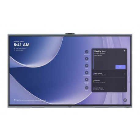 MAXHUB V865T pantalla negra 86 pulgadas 4K para sala reuniones con WiFi