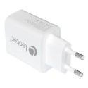 LEOTEC - Leotec CARGADOR UNIVERSAL 30W GAN 1 USB C PD+1 USB A BLANCO - lecsph30w2w