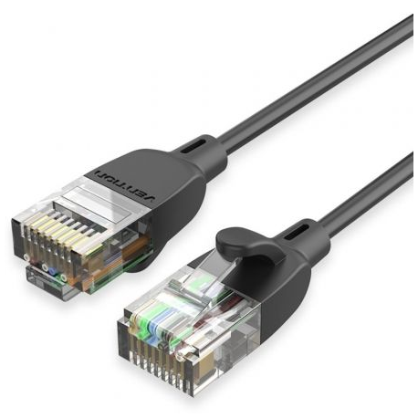 VENTION - Cable de Red RJ45 UTP Vention IBIBD Cat.6A/ 50cm/ Negro - IBIBD