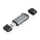 AISENS - AISENS ASCR-2AC11-GR cable USB - ASCR-2AC11-GR