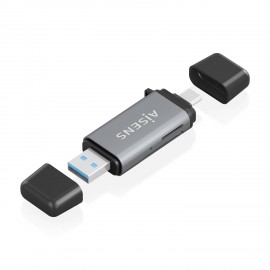 AISENS - AISENS ASCR-2AC11-GR cable USB - ASCR-2AC11-GR