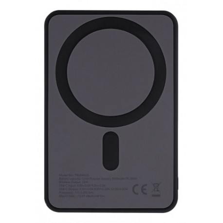 T'NB - TNB Banco de energia de 5000 mAh compatible con MagSafe - black - PBUMAG5