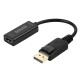 SAVIO - Savio AK-62 adaptador de cable de vídeo 0,2 m DisplayPort HDMI Negro - ak-62