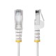 StarTech N6PAT200CMWHS cable Ethernet CAT6 blanco 2 metros slim cobre puro