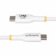 StarTech USB2EPR1MW cable carga USB-C para portátil 1 metro blanco USB 2.0