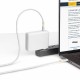 StarTech USB2EPR1MW cable carga USB-C para portátil 1 metro blanco USB 2.0