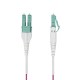 StarTech OM4RLCLC7M cable fibra óptica multimodo LC a LC UPC 7 metros violeta