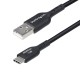 StarTech USB2AC30CMBK cable carga USB-A a USB-C 30 centímetros negro USB 2.0