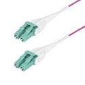 StarTech OM4RLCLC20M cable fibra óptica multimodo OM4 LC a LC UPC 20 m violeta 40G 100G Riser OFNR