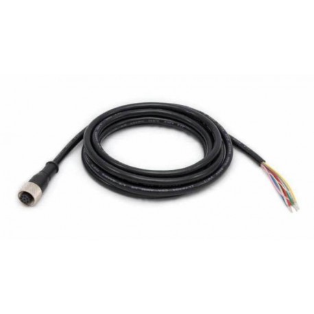 ZEBRA - Zebra CBL-PWR00500-M1200 cable de transmisión Negro 5 m M12 - CBL-PWR00500-M1200