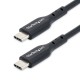 StarTech USB2CC3MBKE cable carga USB-C 3 metros PD 60W para portátil y móvil