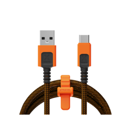 XTORM - CABLE XTREME USB-A A USB-C 1.5M NEGRO/NARANJA XTORM - CXX2003
