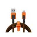 XTORM - CABLE XTREME USB-A A LIGHTNING 1.5M NEGRO/NARANJA XTORM - CXX2001