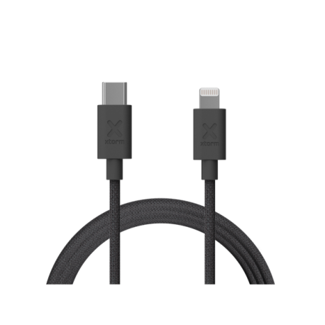 XTORM - CABLE GO2 USB-C A LIGHTNING 1M NEGRO XTORM - CXG2031