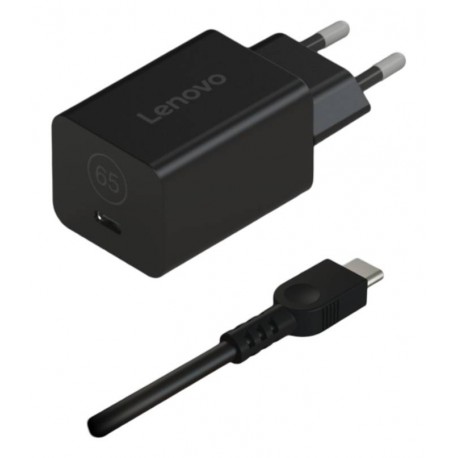 LENOVO - Lenovo 40AWGN65EU adaptador e inversor de corriente Interior Negro - 40AWGN65EU