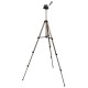 HAMA - Hama | Trípode Star 75, para cámara de fotos, conexión 6.4mm, altura ajustable hasta 125 cm, Color Beige - 4175