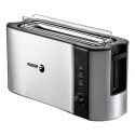 FAGOR - Fagor Bigtoast Steel 6 2 rebanada(s) 1000 W Negro, Acero inoxidable - fge08003