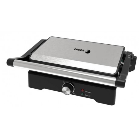 FAGOR - Fagor Roast Grill sandwichera 1200 W Negro, Acero inoxidable - fge08021