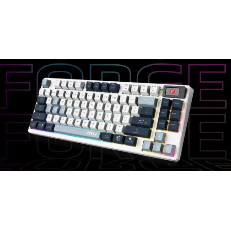 MSI - TECLADO MSI FORGE GK600 TKL W SKY ES - S11-43ESP01-HH9