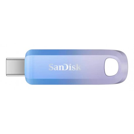 SANDISK - SanDisk Creator unidad flash USB 256 GB USB Tipo C 3.2 Gen 1 (3.1 Gen 1) Azul, Lila - sdcz75c-256g-g46