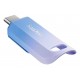 SANDISK - SanDisk Creator unidad flash USB 256 GB USB Tipo C 3.2 Gen 1 (3.1 Gen 1) Azul, Lila - sdcz75c-256g-g46