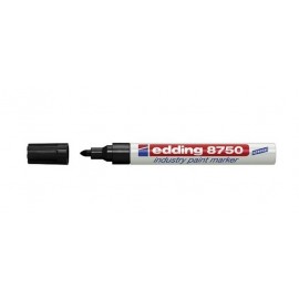 EDDING - Edding 8750 marcador permanente Punta redonda Negro - 4-8750001