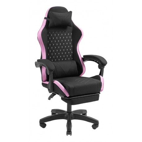 MARS GAMING - Mars Gaming MGC-X Fabric Silla para videojuegos de PC Asiento acolchado Negro, Rosa - MGCXFGRPK