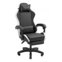 MARS GAMING - Mars Gaming MGC-X Silla para videojuegos de PC Asiento acolchado Negro, Blanco - MGCXBW