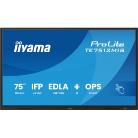IIYAMA TE7512MIS-B4AG Pantalla Señalización 65'' 4K Táctil Android Wifi