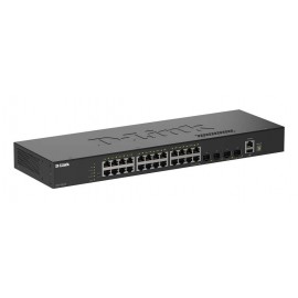 D-LINK - D-Link DGS-1530-28/E switch Gestionado L2 Gigabit Ethernet (10/100/1000) Negro - DGS-1530-28/E