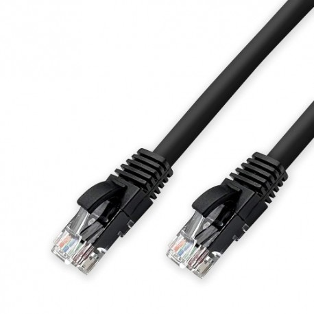EWENT - EWENT CABLE CAT.6 U/UTP, CCA, AWG24/1 LSZH NEGRO 3M - OEM-MCR-IM1050